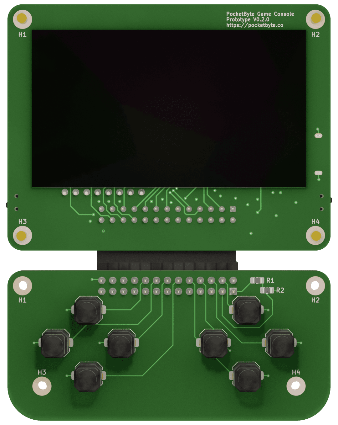 PocketByte REV2 top render